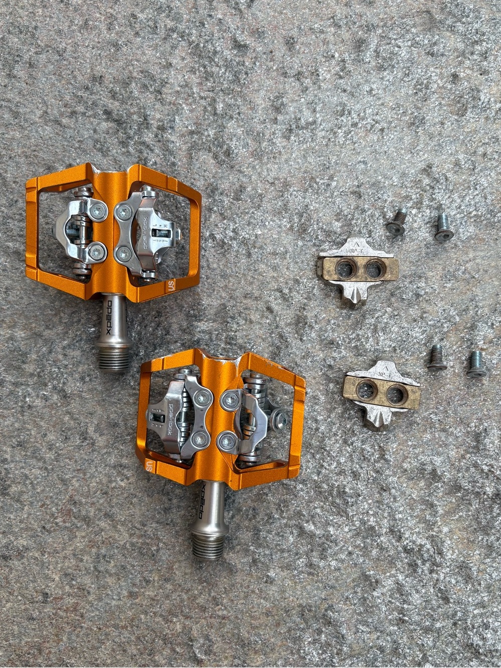 Xpedo || Baldwin || clipless mountain bike pedals || Orange